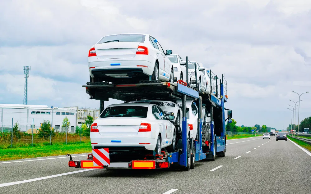 Open Car Shipping Services USA car transport visual
