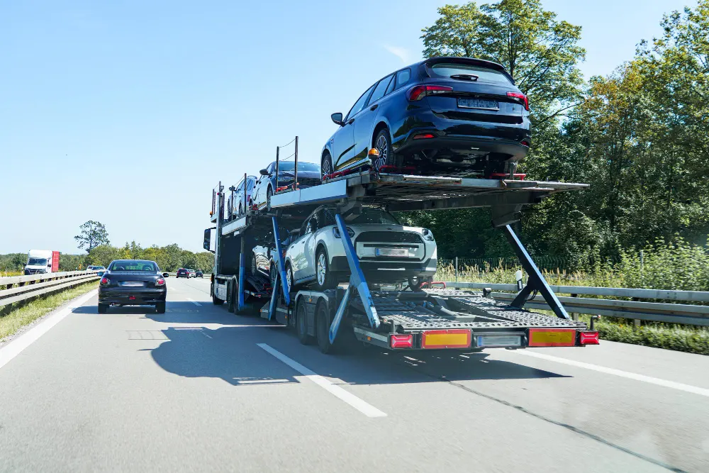 Dealer and Auto Auction Car Shipping USA car transport visual