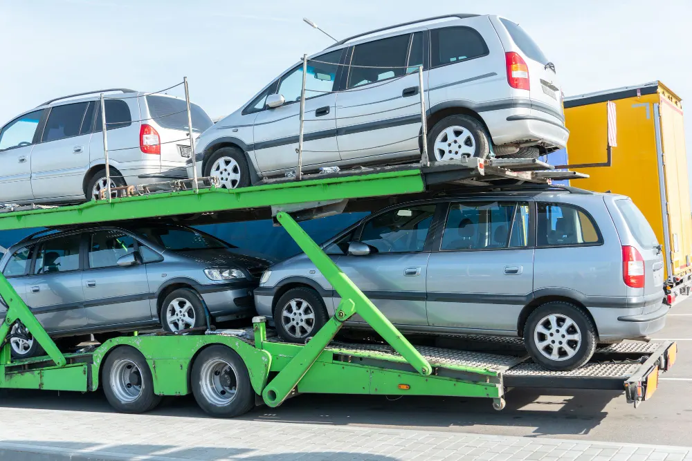 Door-to-Door Car Shipping USA car transport visual