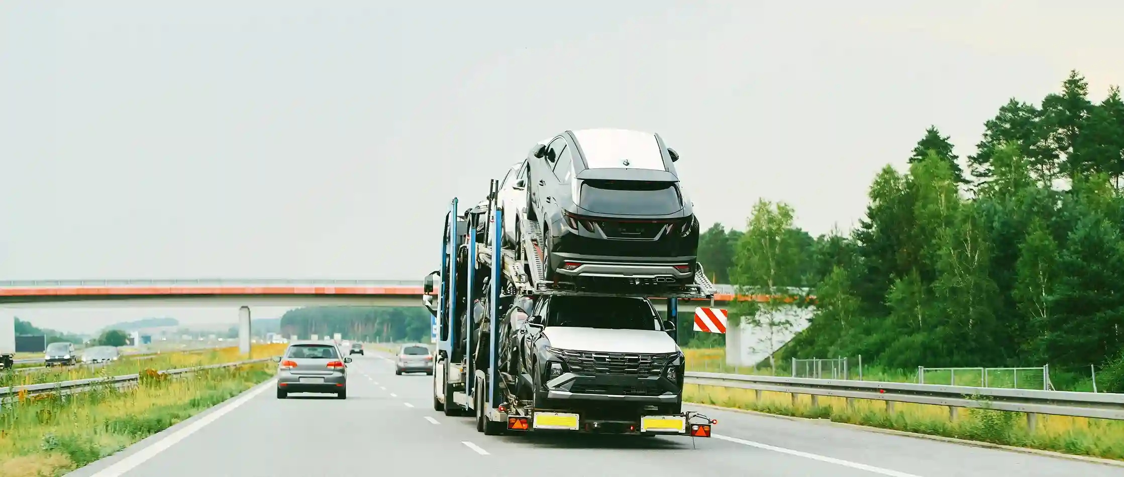 Car Shipping Cost and Quote Guide USA car transport visual