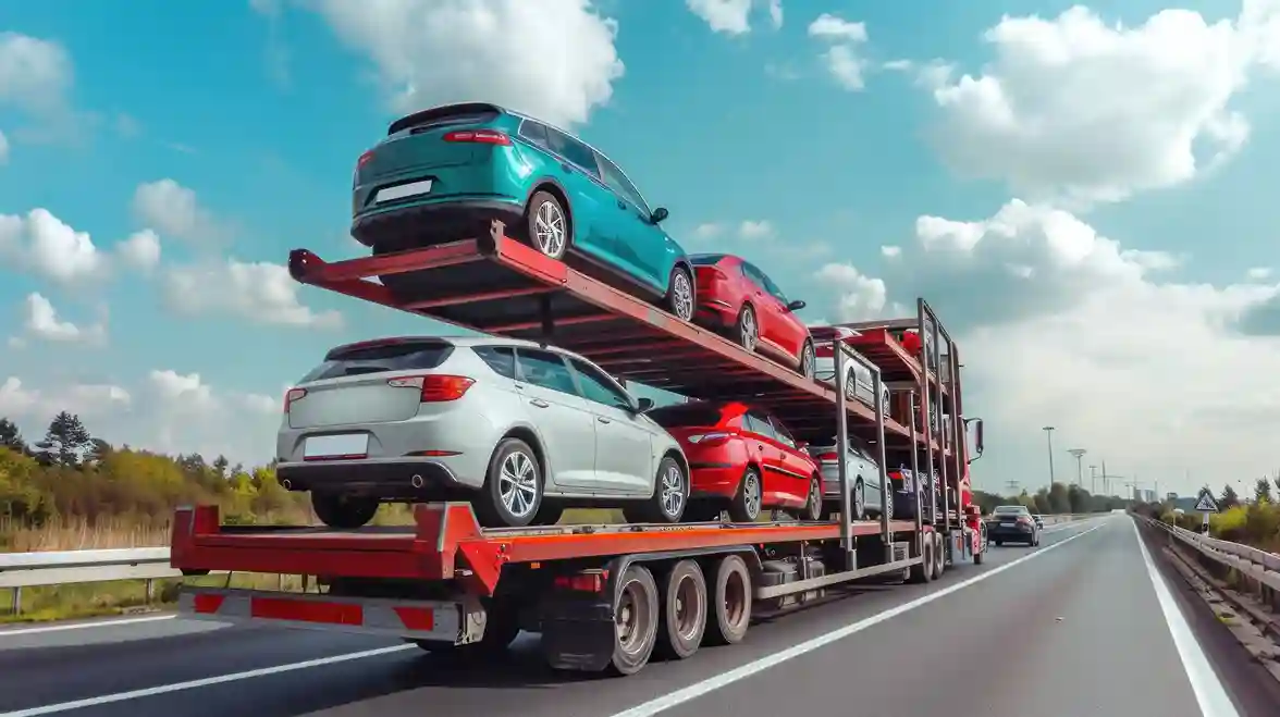 How Car Shipping Works USA car transport visual