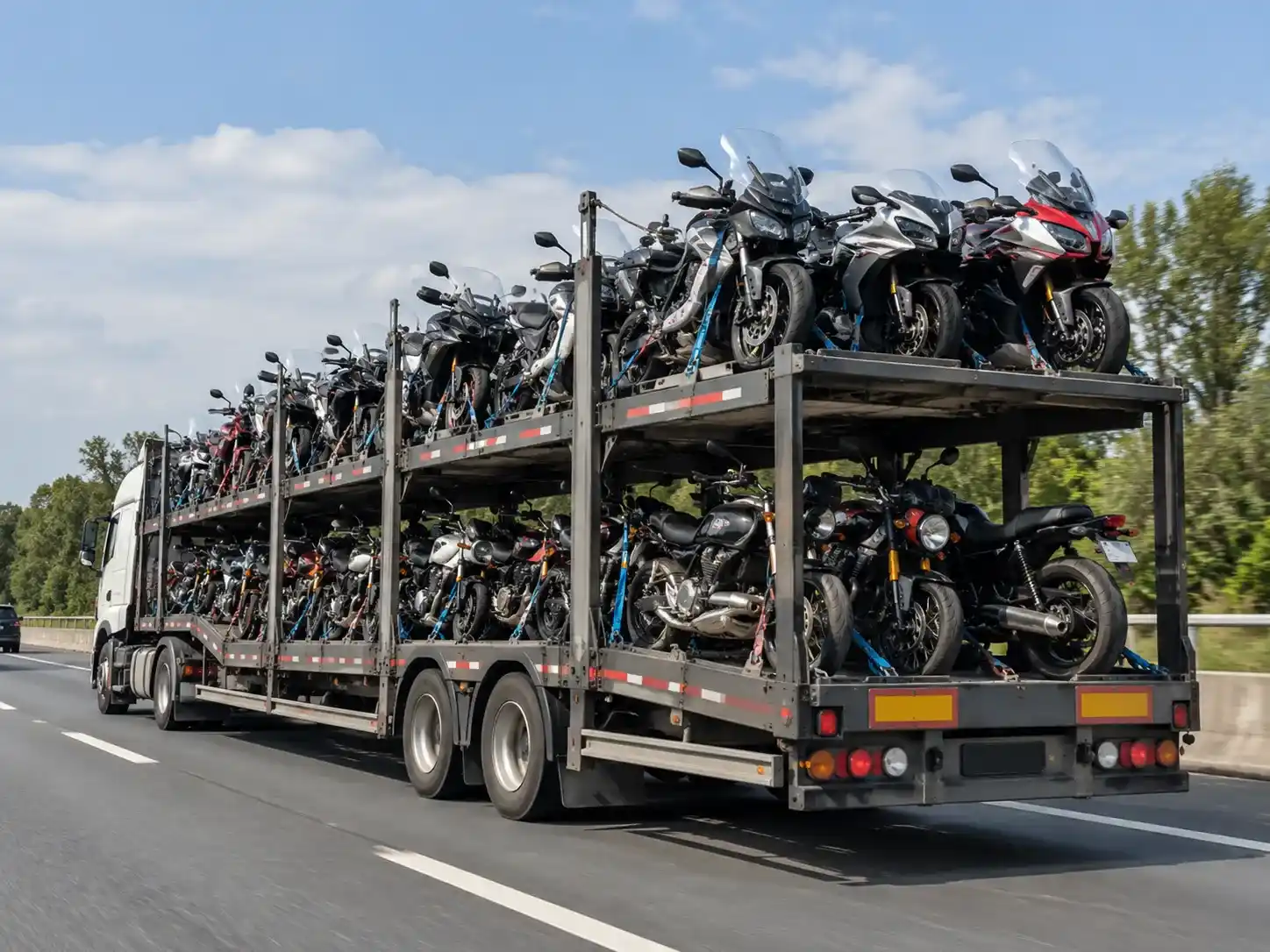 Motorcycle Shipping Services USA car transport visual