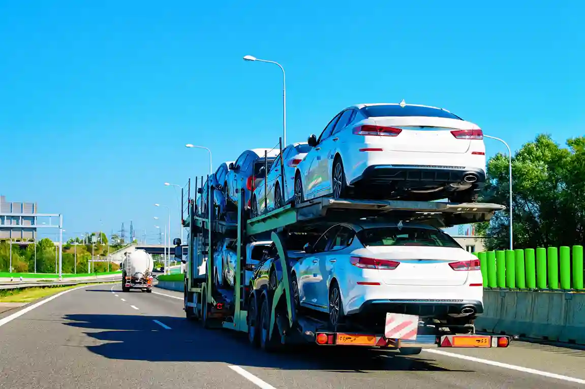 Oversized Vehicle Transport USA car transport visual