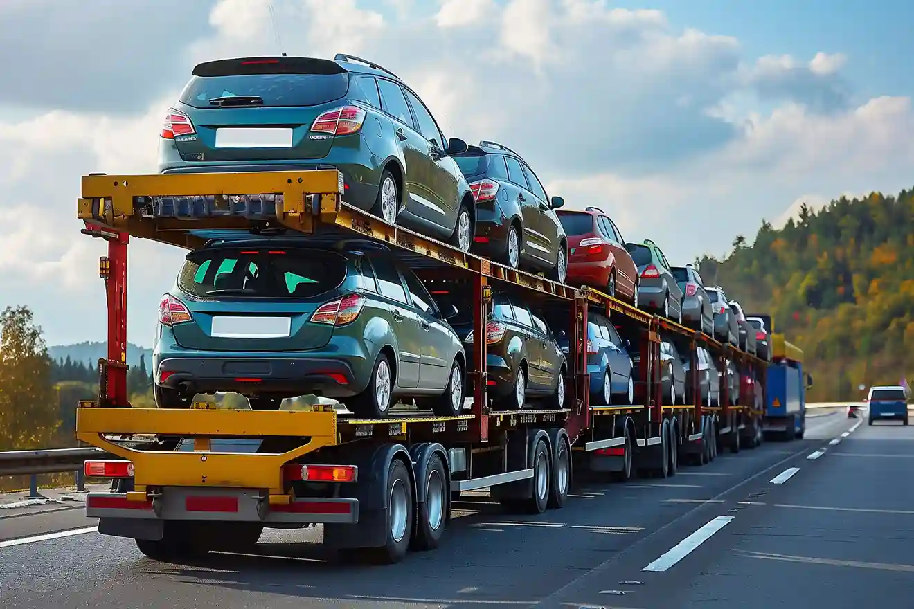 Pickup Truck Shipping Services USA car transport visual