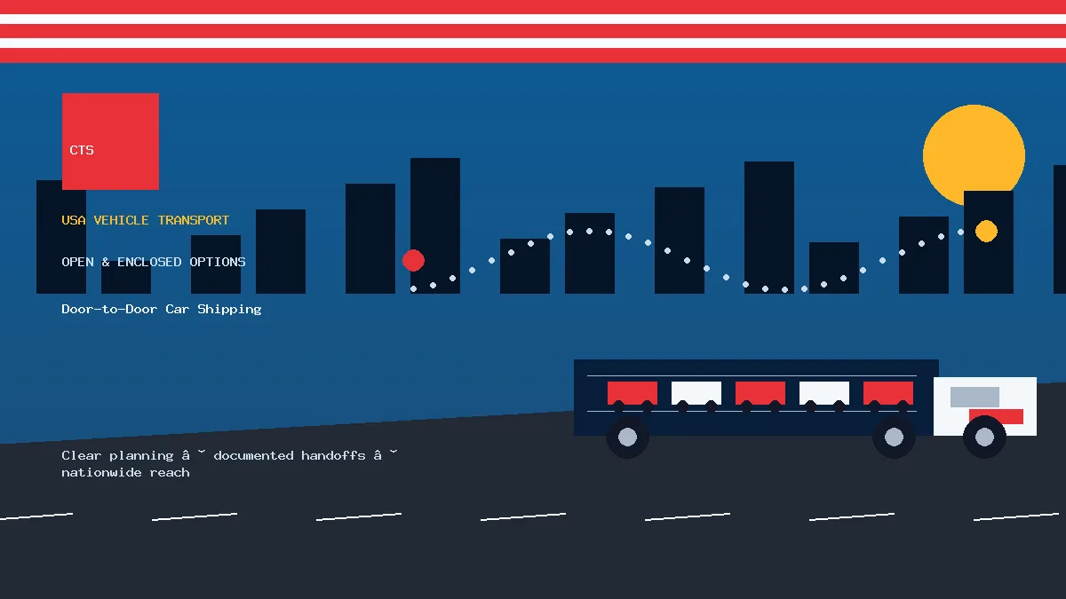 Door-to-Door Car Shipping open and enclosed carrier options