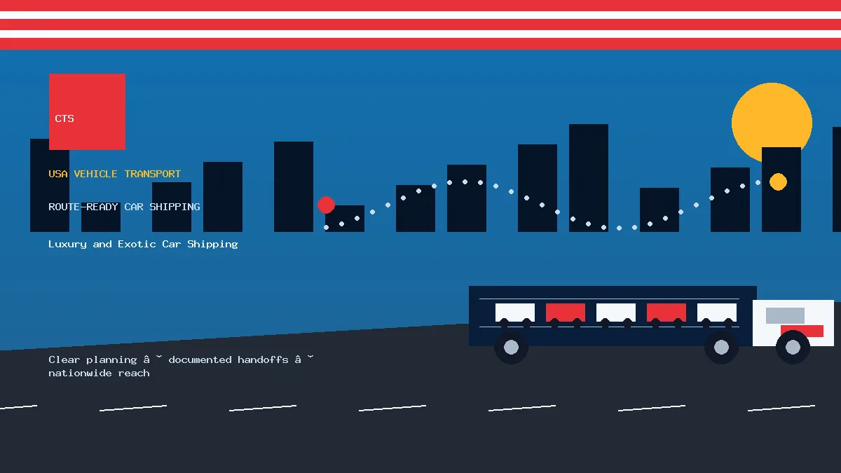 Luxury and Exotic Car Shipping USA car transport visual