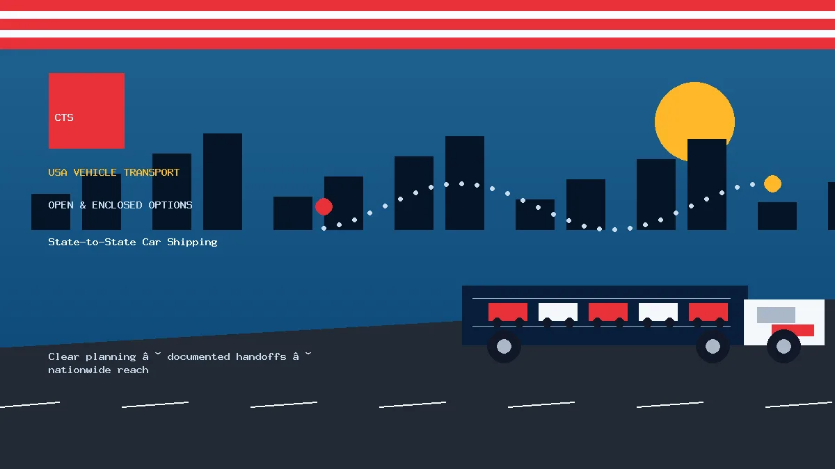 State-to-State Car Shipping open and enclosed carrier options