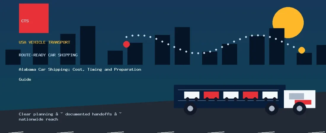 Alabama Car Shipping: Cost, Timing and Preparation Guide