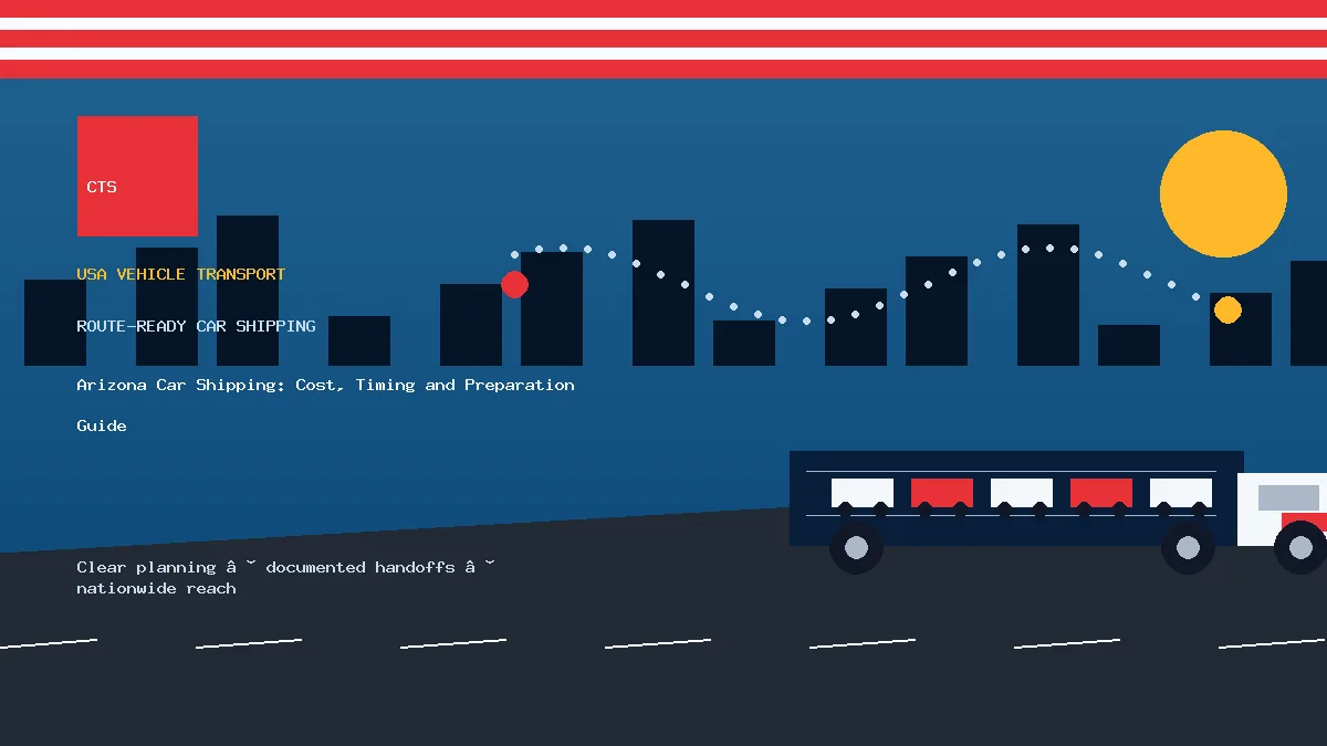 Arizona Car Shipping: Cost, Timing and Preparation Guide