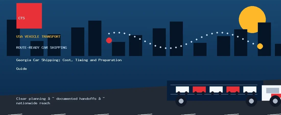 Georgia Car Shipping: Cost, Timing and Preparation Guide