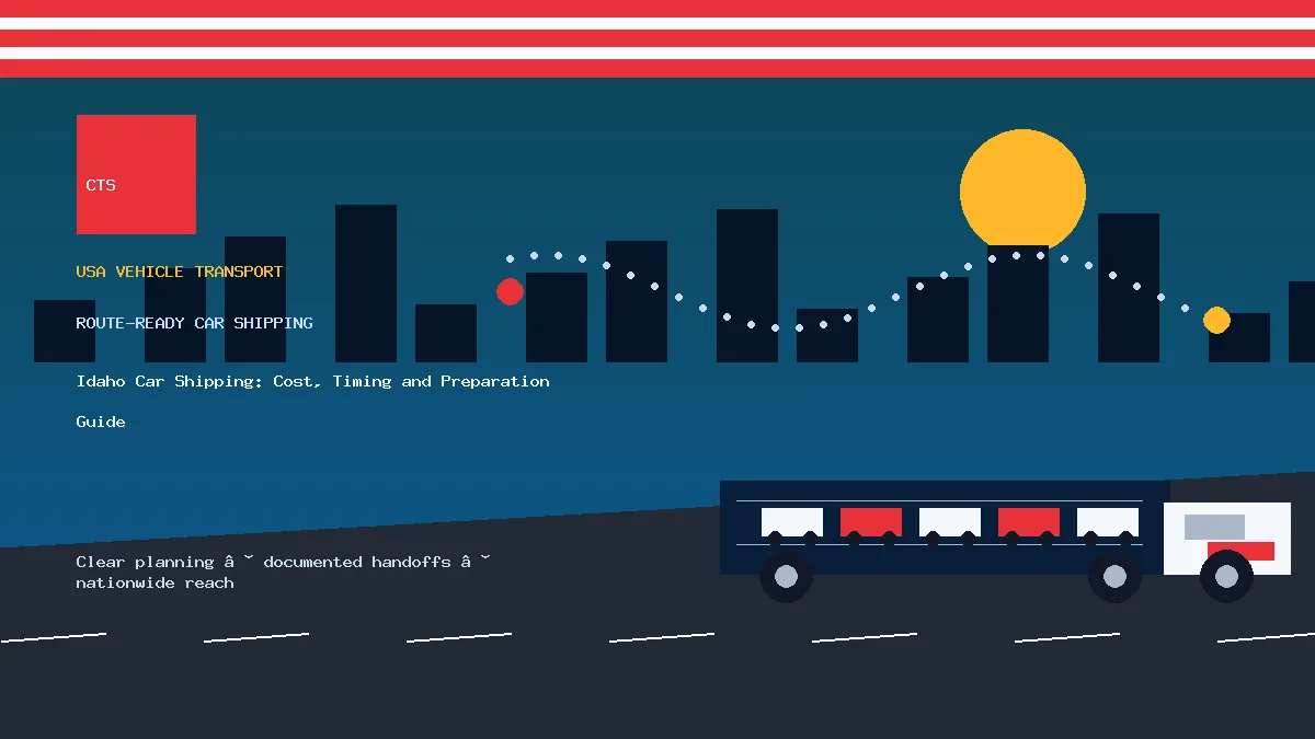 Idaho Car Shipping: Cost, Timing and Preparation Guide
