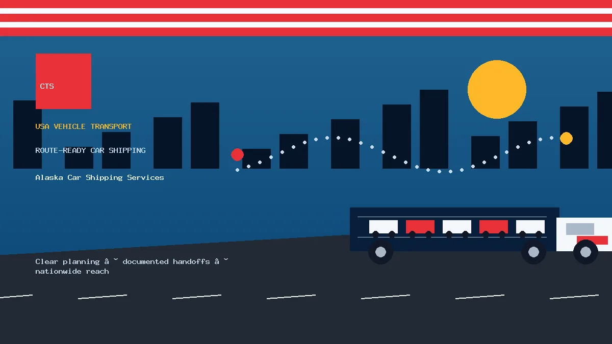 Alaska Car Shipping Services USA car transport visual