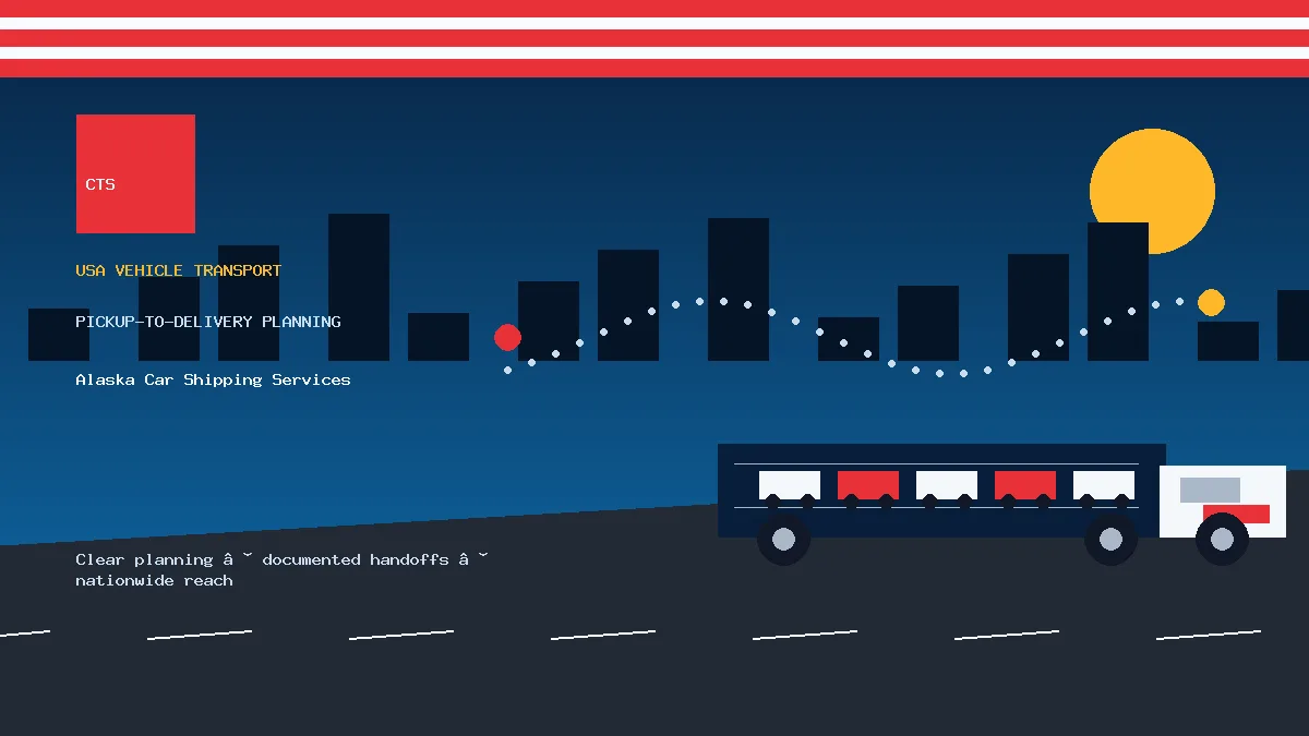 Alaska Car Shipping Services pickup to delivery planning