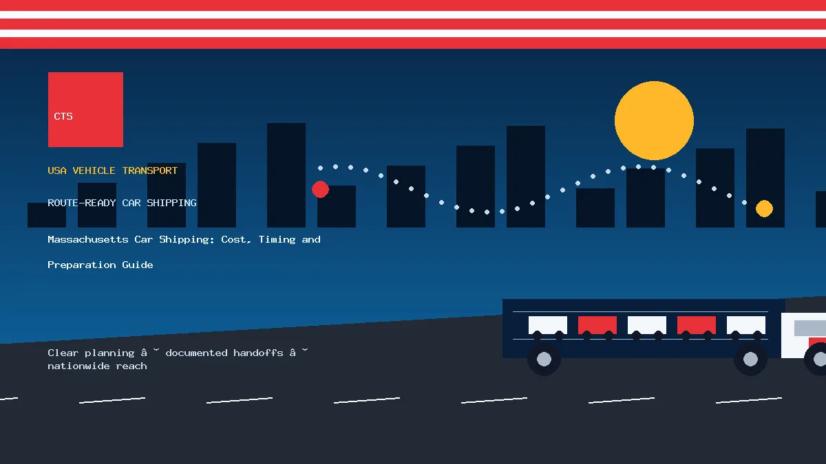 Massachusetts Car Shipping: Cost, Timing and Preparation Guide