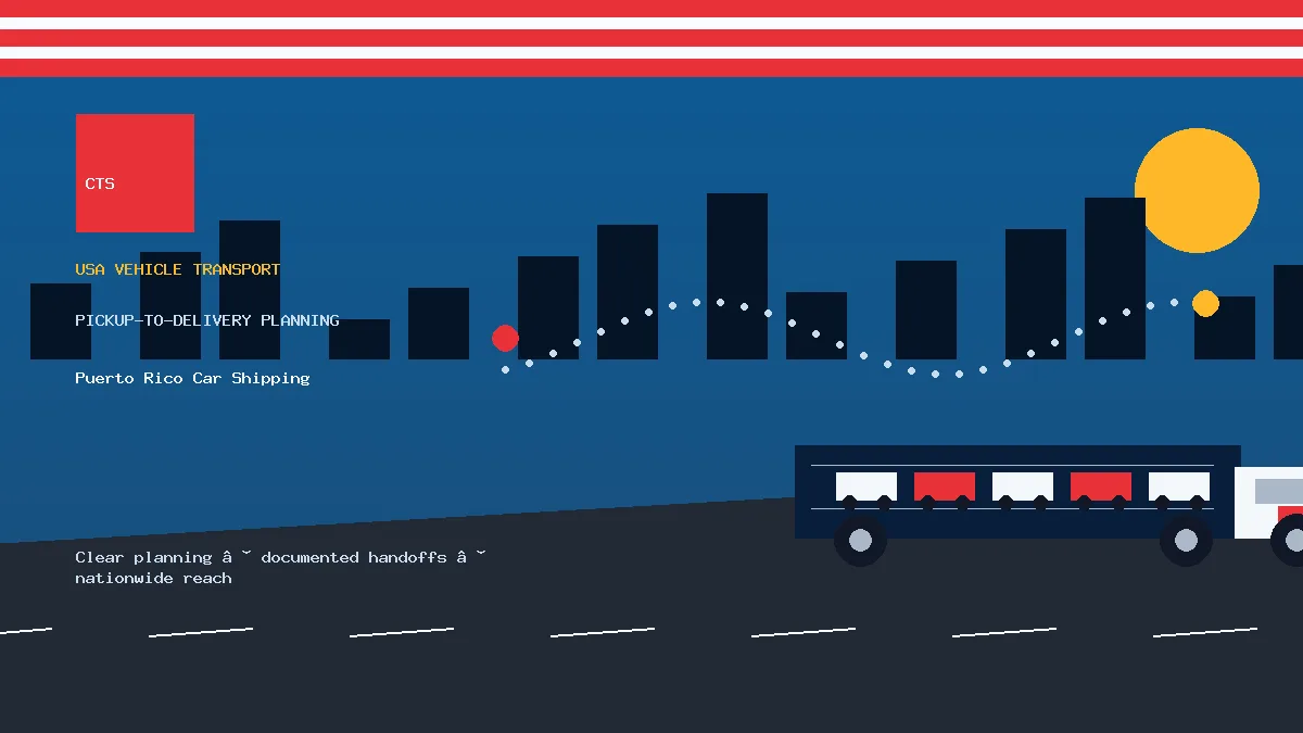 Puerto Rico Car Shipping pickup to delivery planning