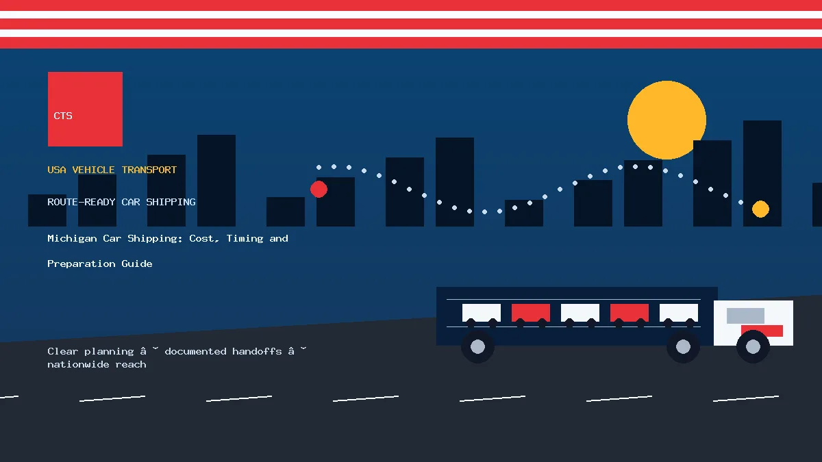 Michigan Car Shipping: Cost, Timing and Preparation Guide