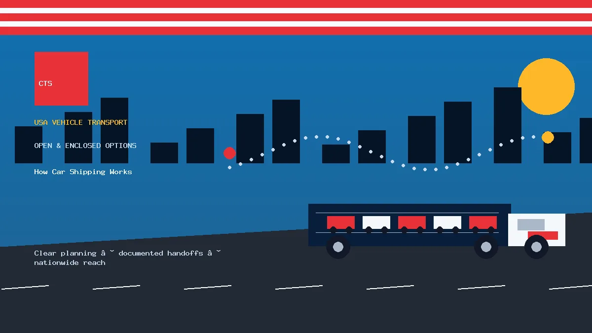How Car Shipping Works open and enclosed carrier options