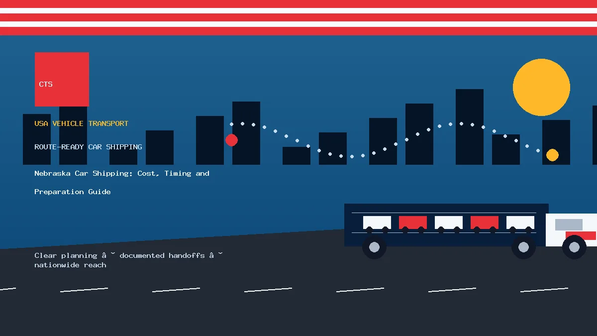 Nebraska Car Shipping: Cost, Timing and Preparation Guide