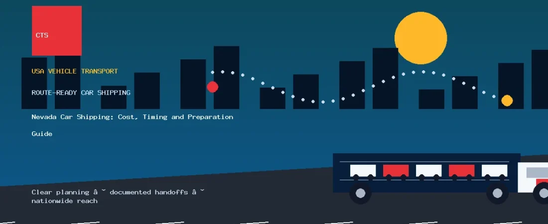 Nevada Car Shipping: Cost, Timing and Preparation Guide