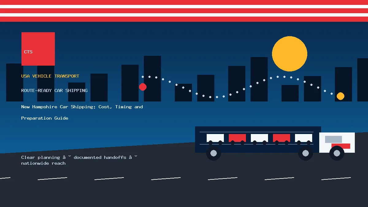 New Hampshire Car Shipping: Cost, Timing and Preparation Guide