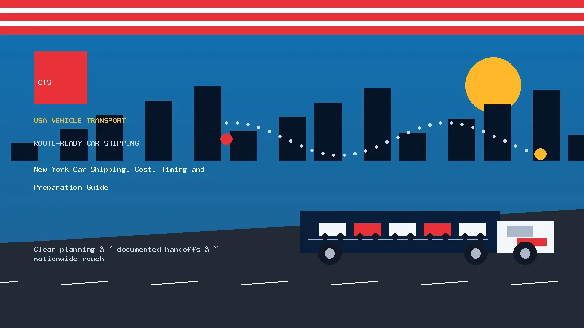 New York Car Shipping: Cost, Timing and Preparation Guide