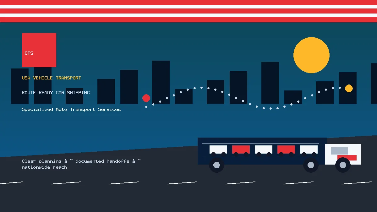 Specialized Auto Transport Services USA car transport visual