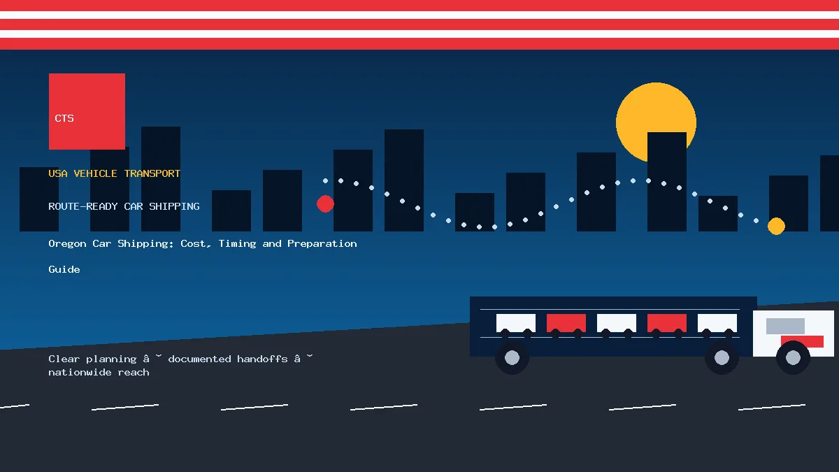 Oregon Car Shipping: Cost, Timing and Preparation Guide