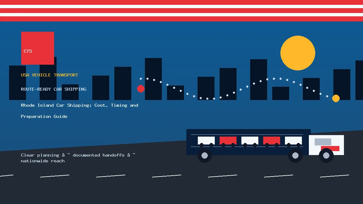 Rhode Island Car Shipping: Cost, Timing and Preparation Guide