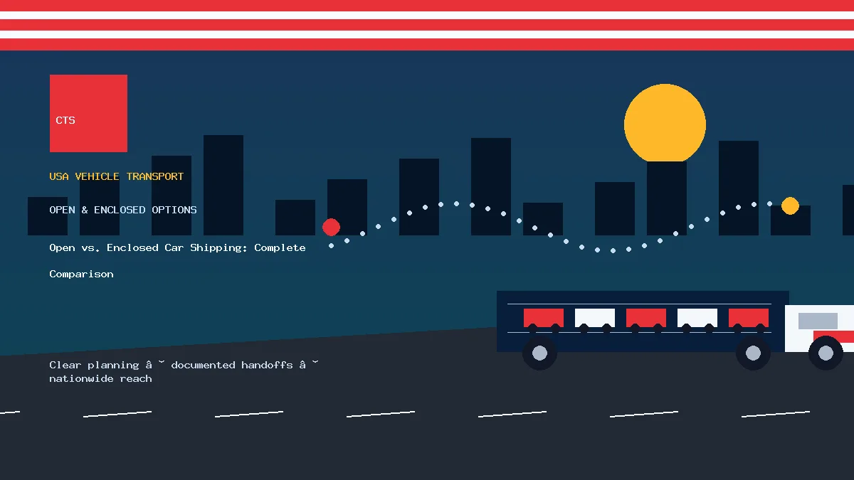 Open vs. Enclosed Car Shipping: Complete Comparison open and enclosed carrier options