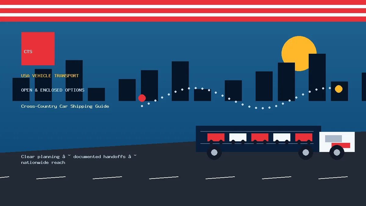 Cross-Country Car Shipping Guide open and enclosed carrier options