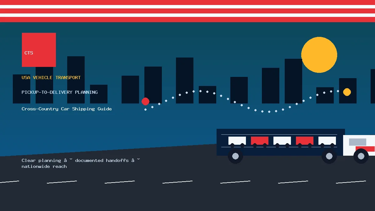 Cross-Country Car Shipping Guide pickup to delivery planning