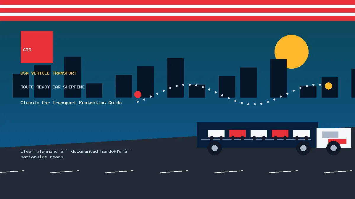 Classic Car Transport Protection Guide USA car transport visual