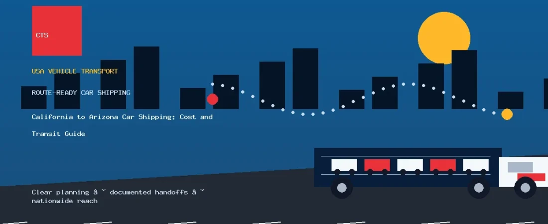 California to Arizona Car Shipping: Cost and Transit Guide