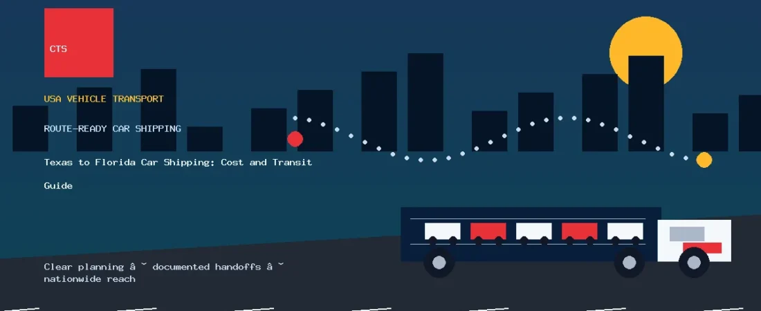 Texas to Florida Car Shipping: Cost and Transit Guide