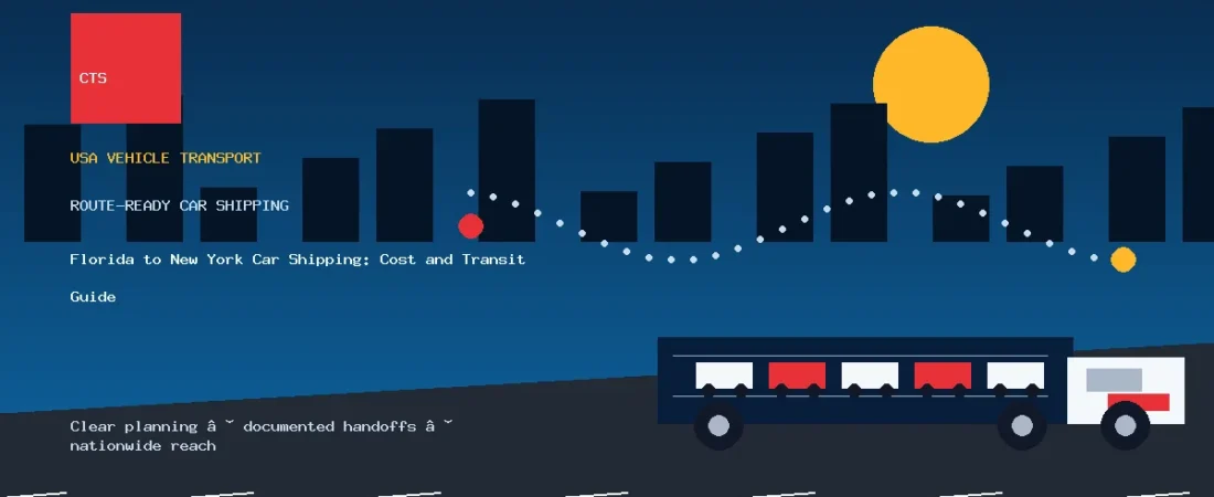 Florida to New York Car Shipping: Cost and Transit Guide