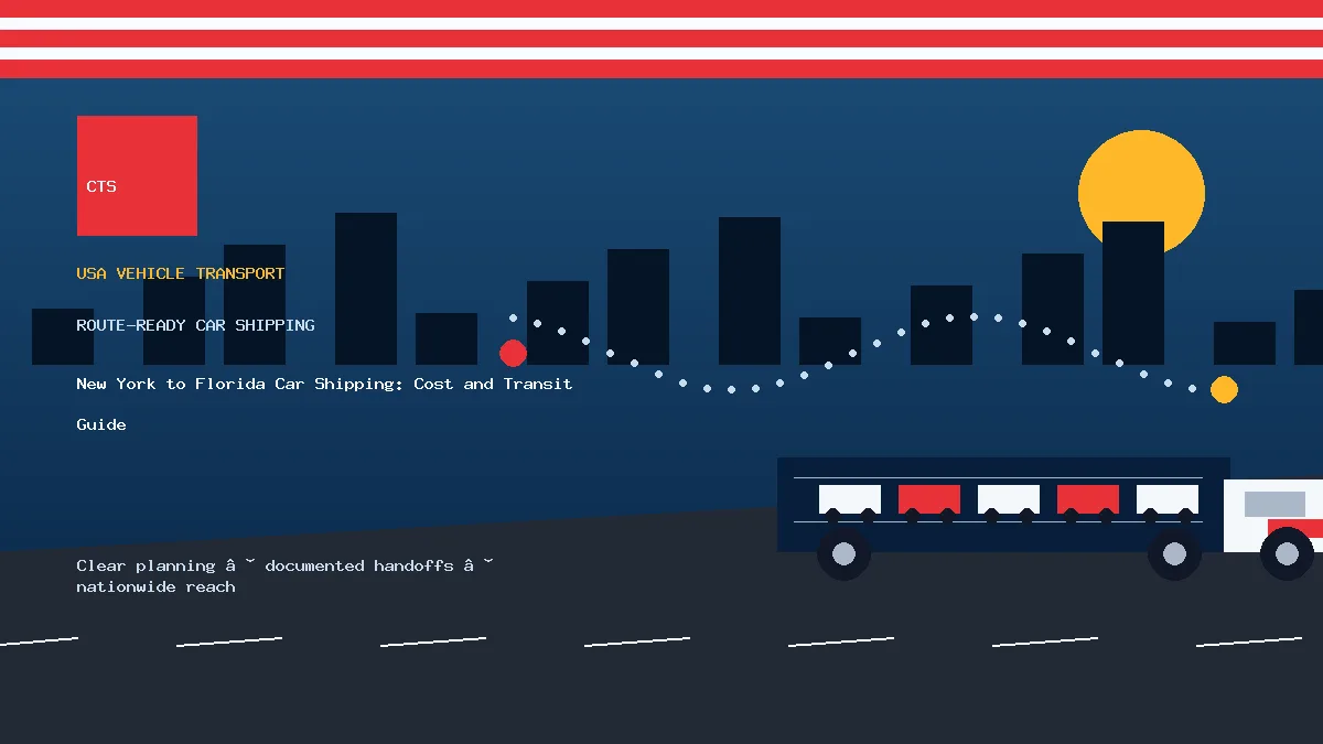 New York to Florida Car Shipping: Cost and Transit Guide