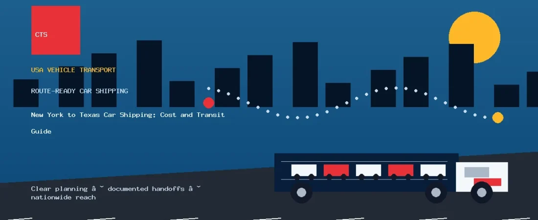 New York to Texas Car Shipping: Cost and Transit Guide