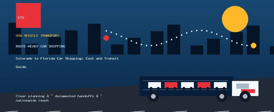 Colorado to Florida Car Shipping: Cost and Transit Guide