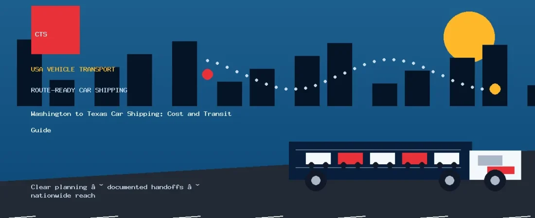 Washington to Texas Car Shipping: Cost and Transit Guide