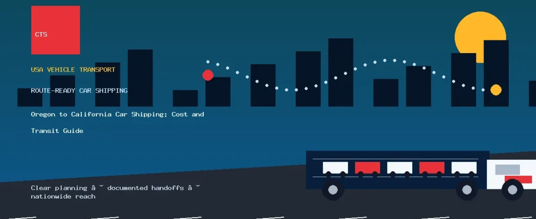 Oregon to California Car Shipping: Cost and Transit Guide