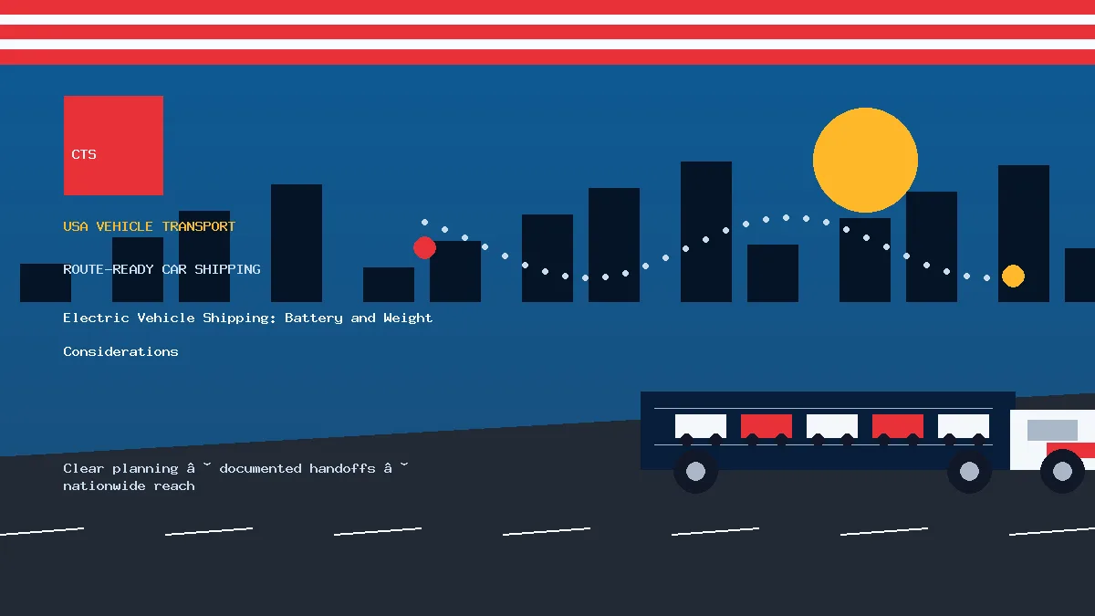 Electric Vehicle Shipping: Battery and Weight Considerations