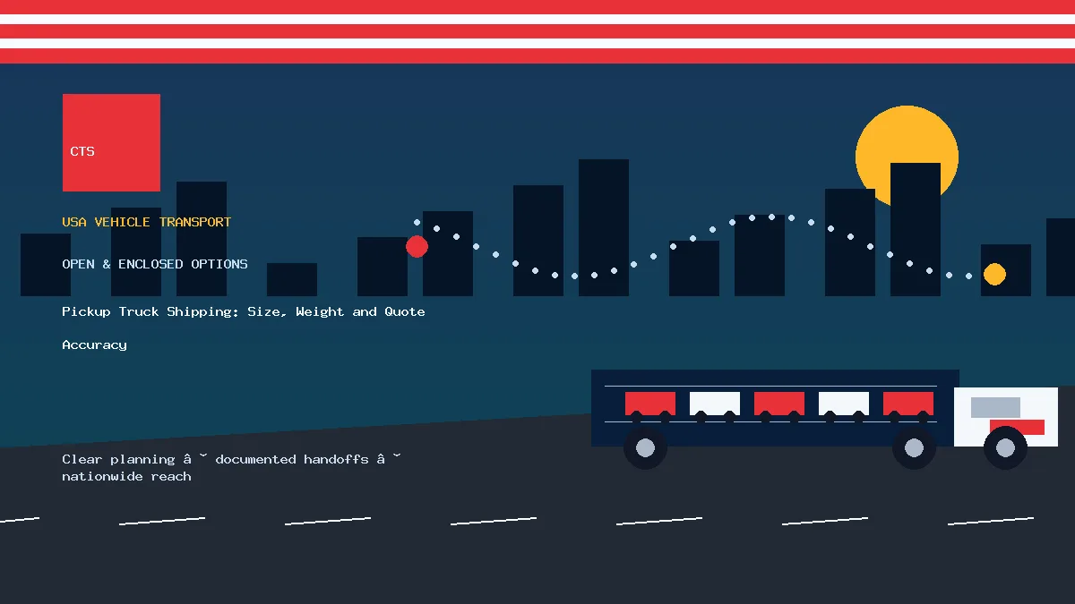 pickup truck shipping cost transport equipment visual