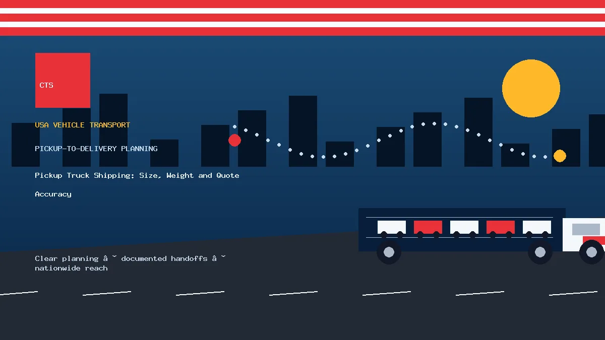 pickup truck shipping cost pickup and delivery visual