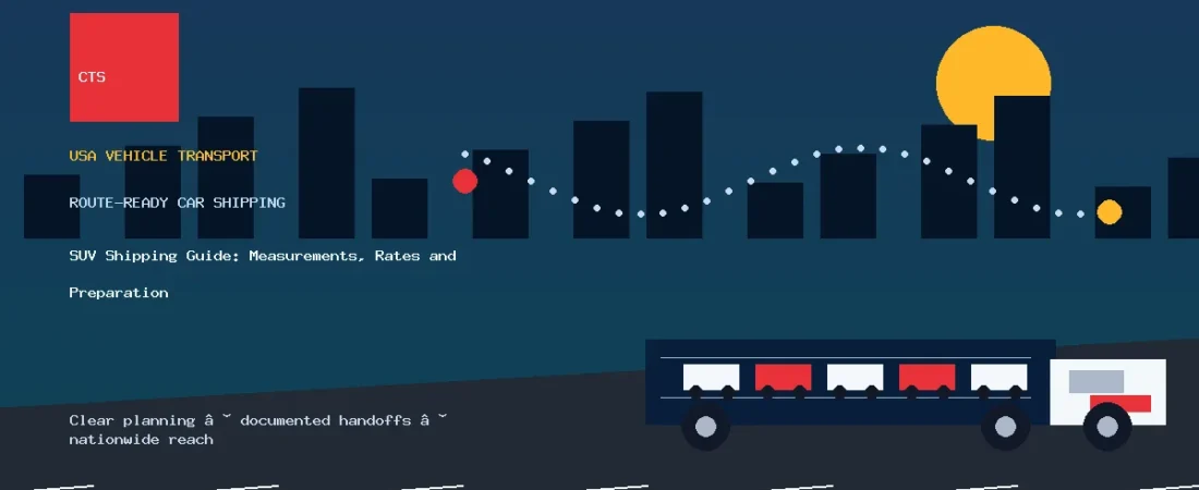 SUV Shipping Guide: Measurements, Rates and Preparation