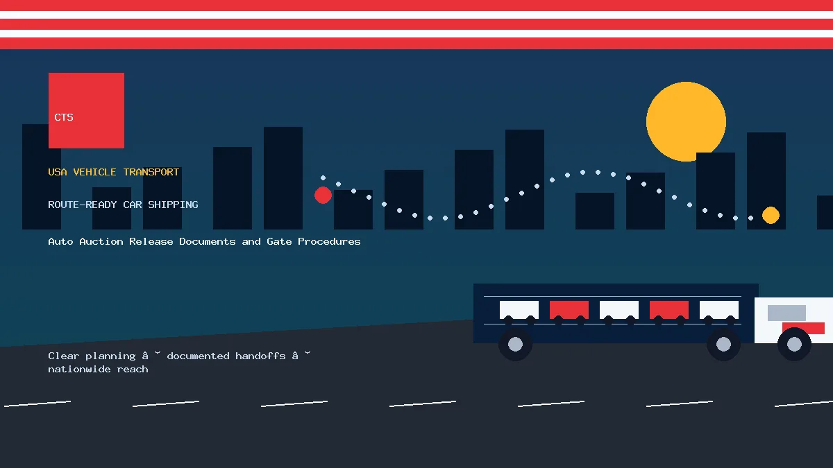 Auto Auction Release Documents and Gate Procedures