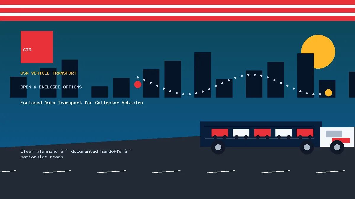 enclosed collector car transport transport equipment visual