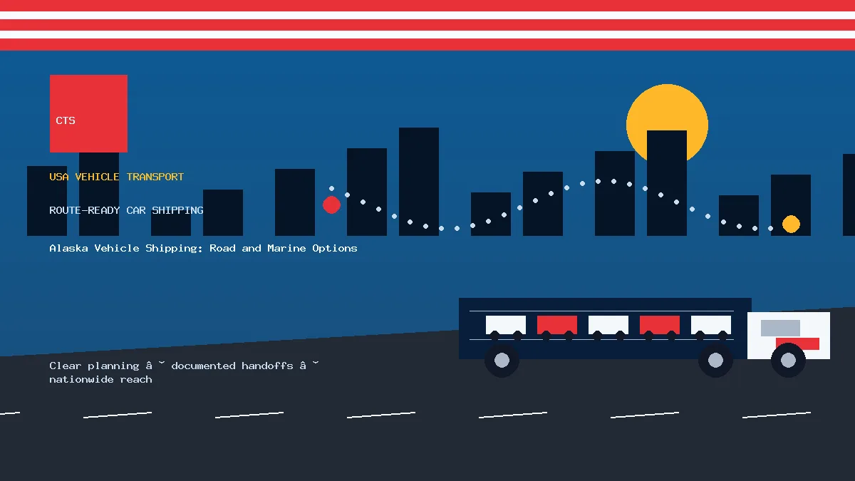 Alaska Vehicle Shipping: Road and Marine Options