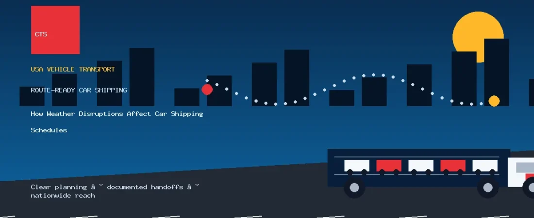 How Weather Disruptions Affect Car Shipping Schedules